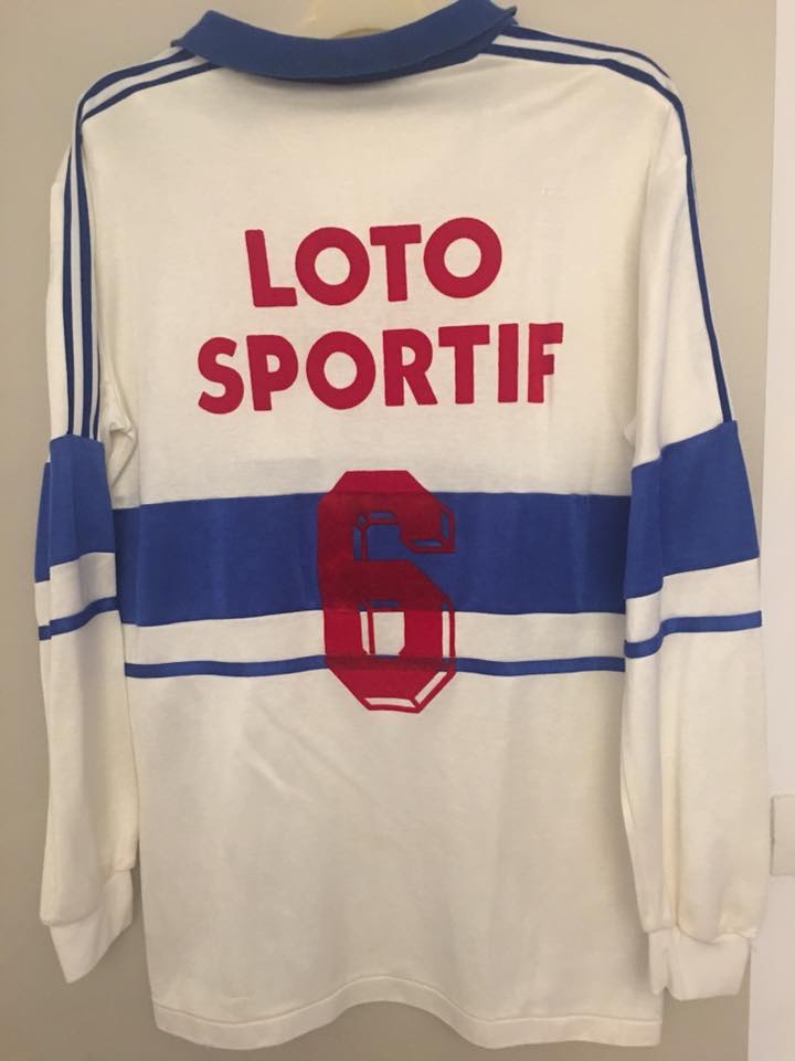 Primera equipación de Olympique de Marsella 88-89