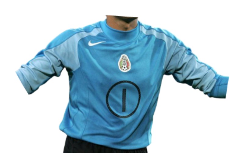 Equipación de portero de México 2005