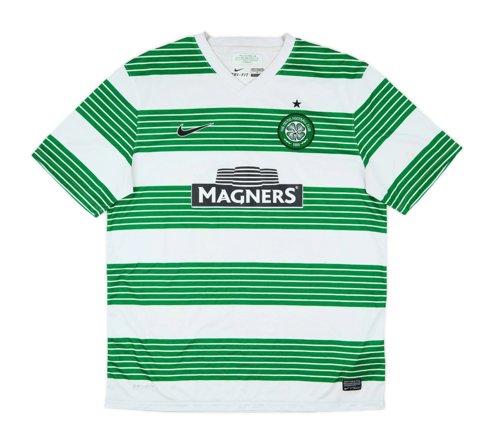 Primera equipación de Celtic 13-14