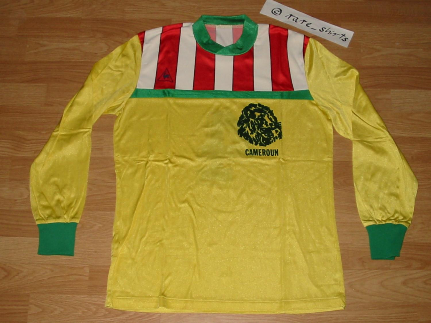 Segunda equipación de Camerún 1986