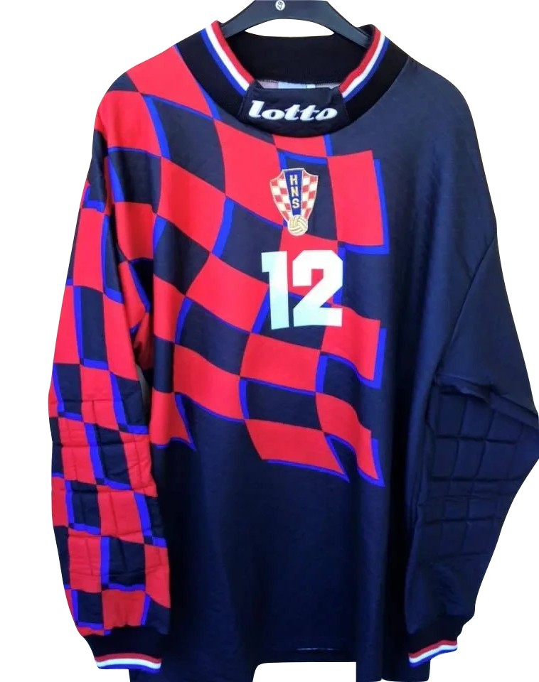 Equipación de portero de Croacia 1998