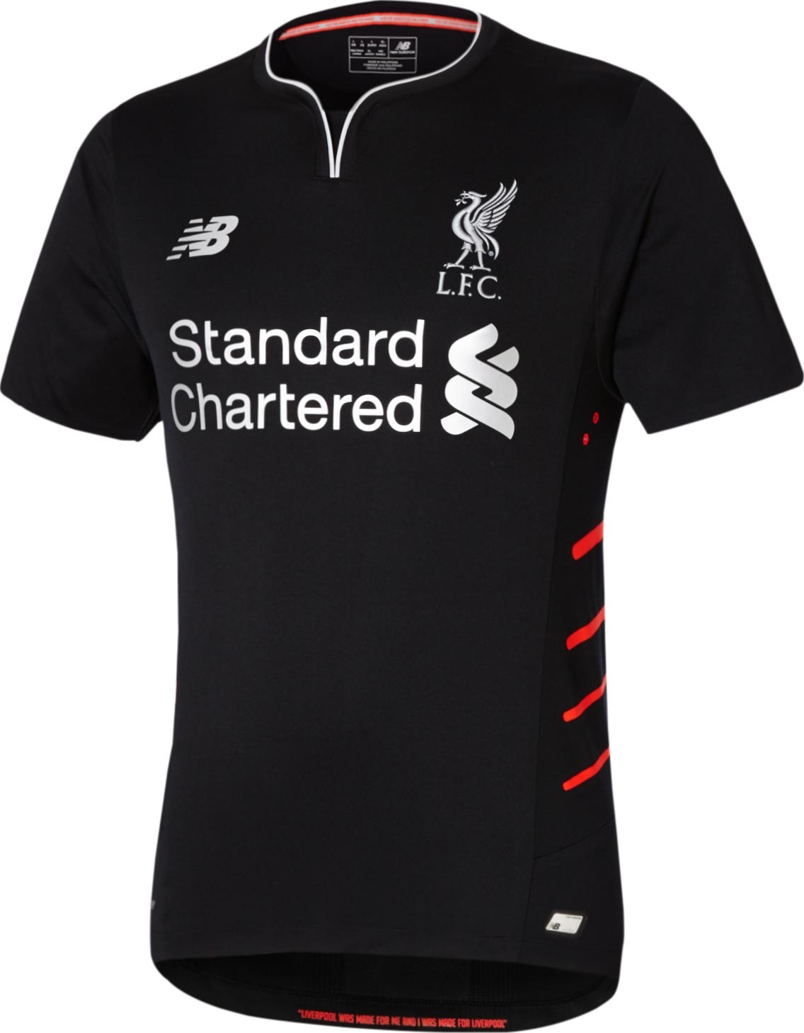 Segunda equipación de LiverpoolFC 16-17