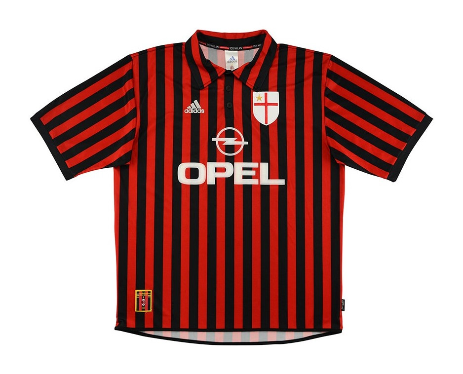 Equipación especial de Milan 00-01