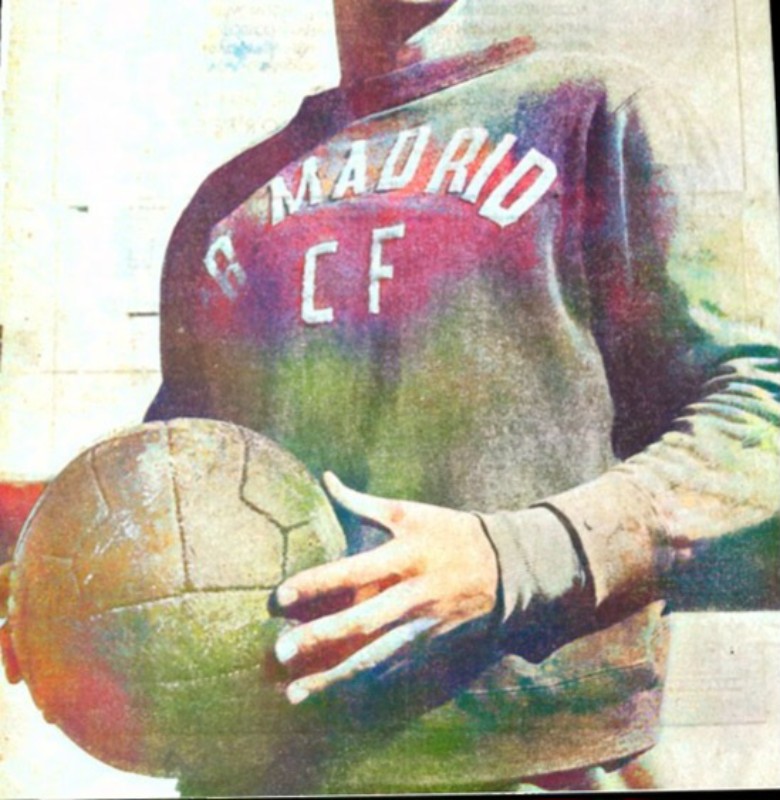 Entrenamiento de Real Madrid 54-55