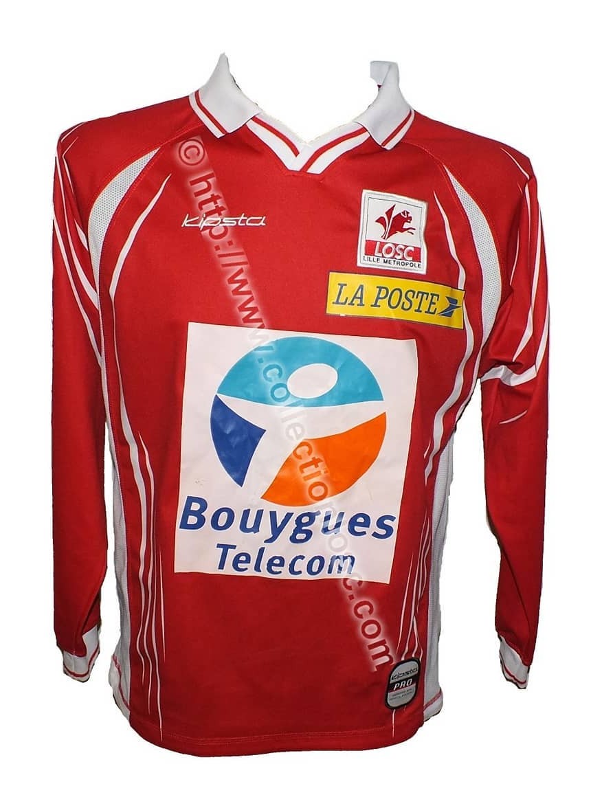 Primera equipación de Lille 01-02