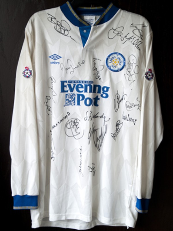 Primera equipación de Leeds 91-92