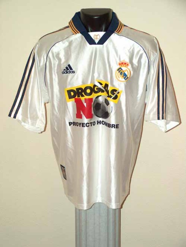 Primera equipación de Real Madrid 98-99