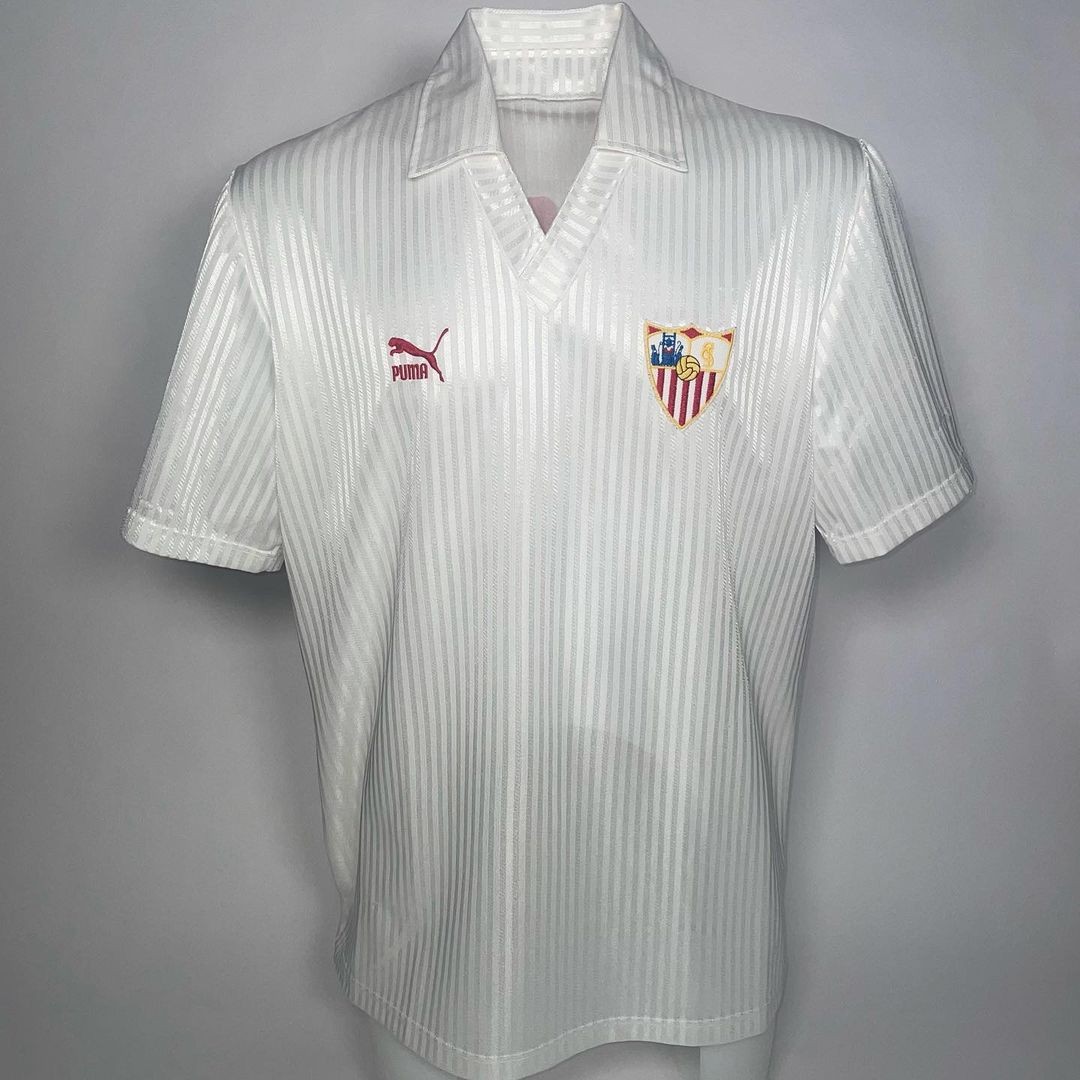 Primera equipación de Sevilla FC 89-90