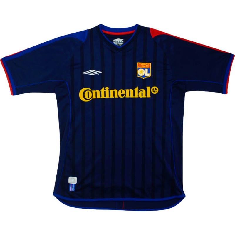 Segunda equipación de Olympique de Lyon 02-03