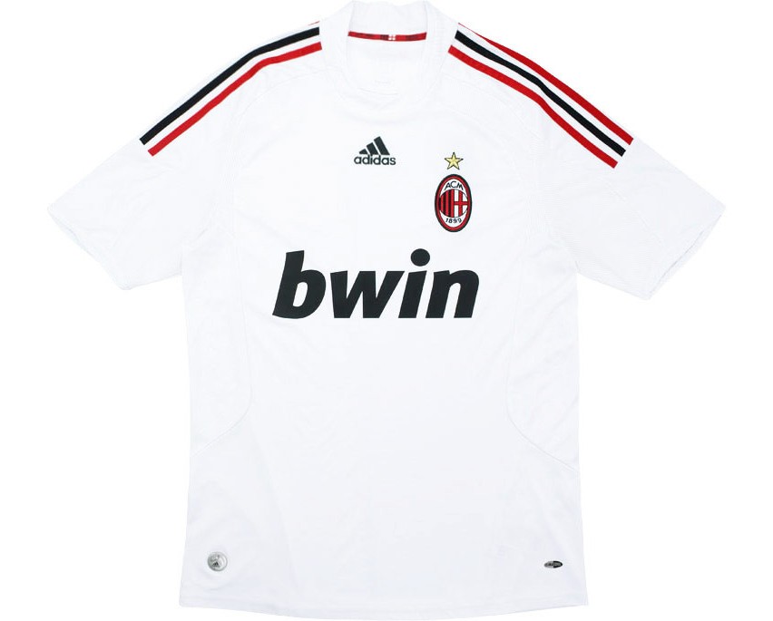 Segunda equipación de Milan 08-09
