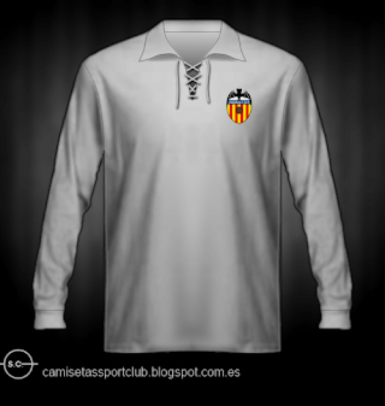 Primera equipación de Valencia 1945-46