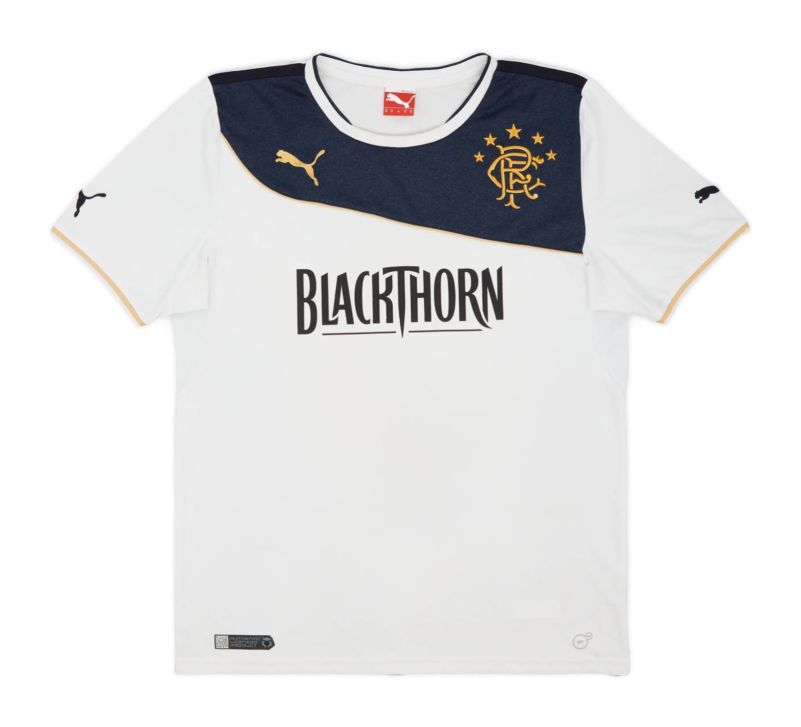 Segunda equipación de Glasgow Rangers 13-14