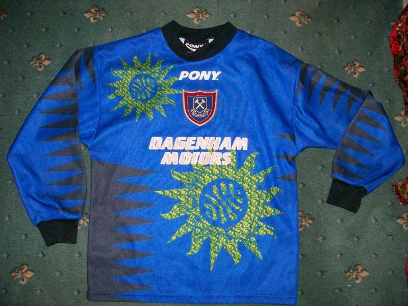 Equipación de portero de West Ham United 95-96
