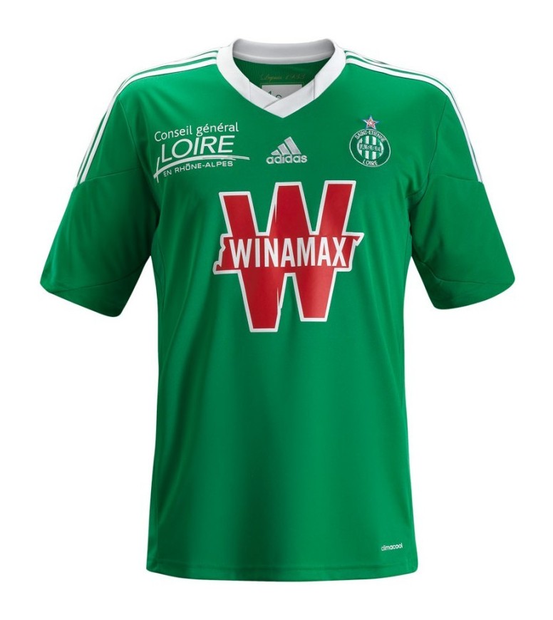 Primera equipación de Saint-Étienne 13-14