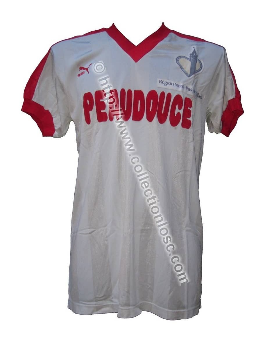Primera equipación de Lille 87-88