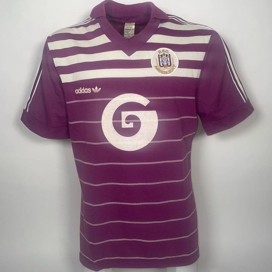 Segunda equipación de Anderlecht 84-85