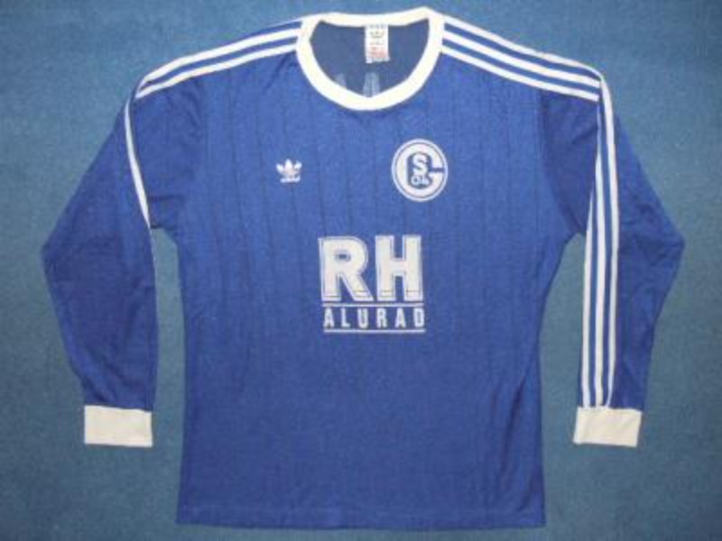 Primera equipación de Schalke 04 88-89