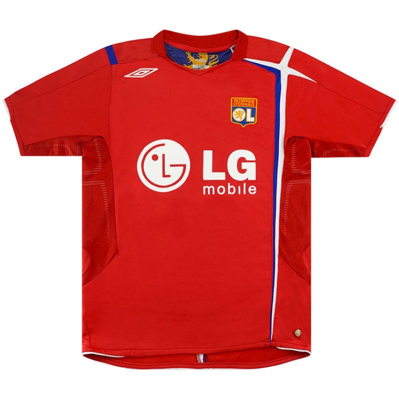 Segunda equipación de Olympique de Lyon 05-06