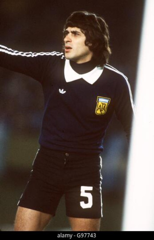Equipación de portero de Argentina 1978