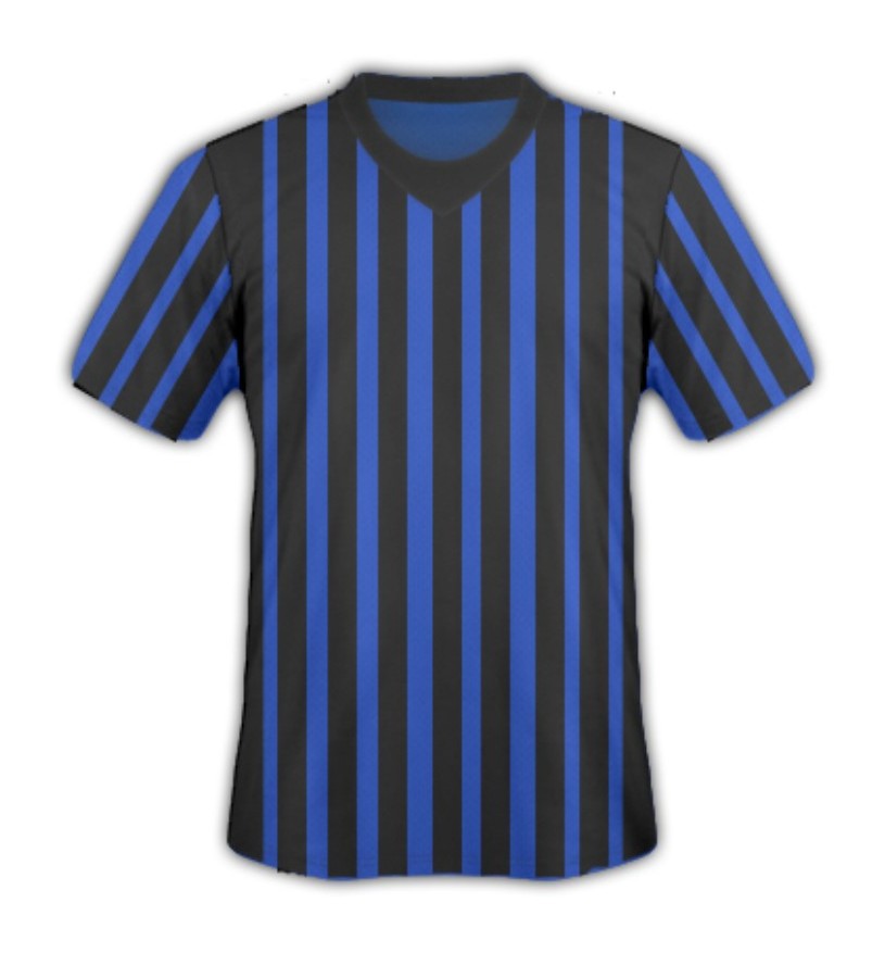Primera equipación de Inter de Milán 1908-09