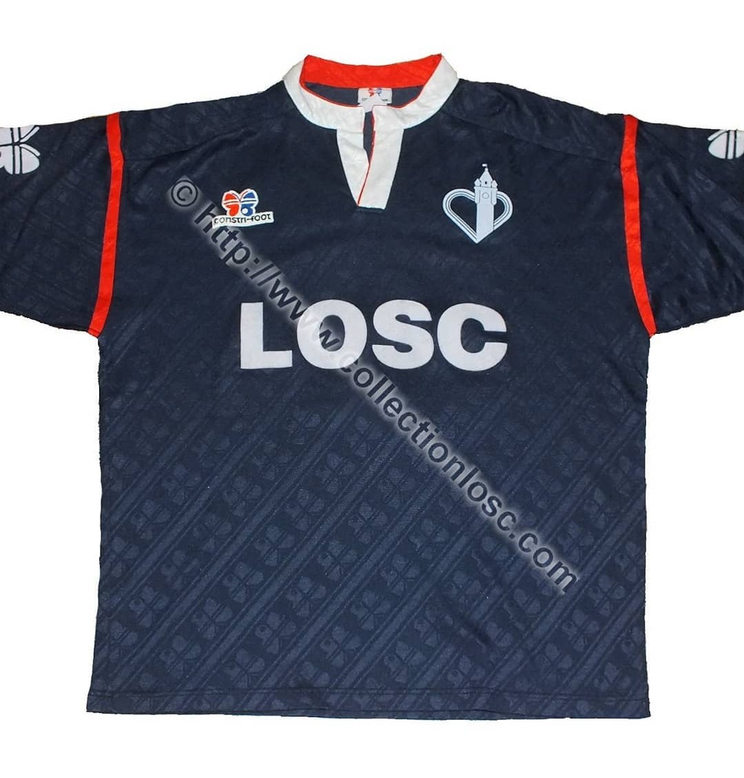 Segunda equipación de Lille 91-92