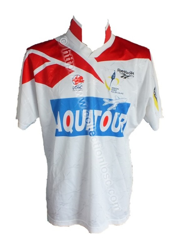 Primera equipación de Lille 96-97