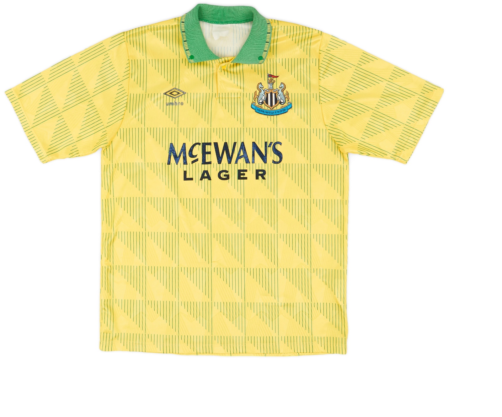Segunda equipación de Newcastle 91-92