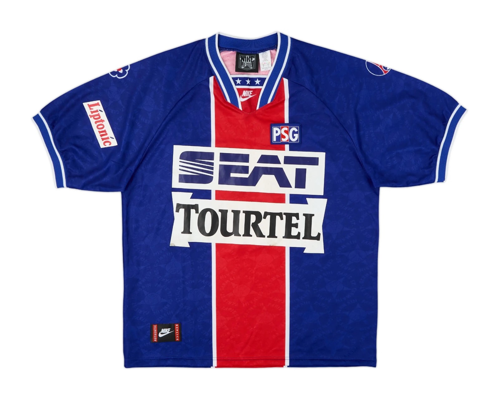 Primera equipación de Paris Saint-Germain 94-95