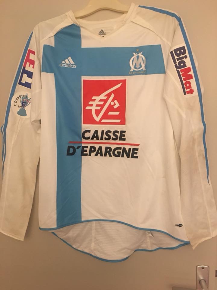 Primera equipación de Olympique de Marsella 04-05