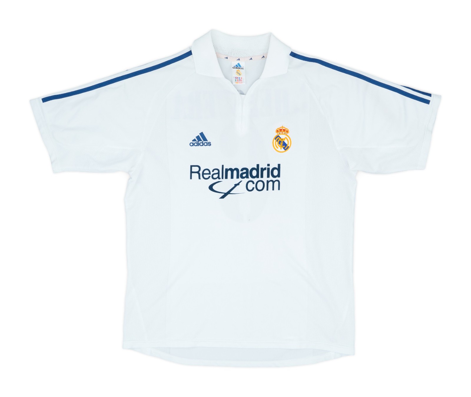 Primera equipación de Real Madrid 01-02