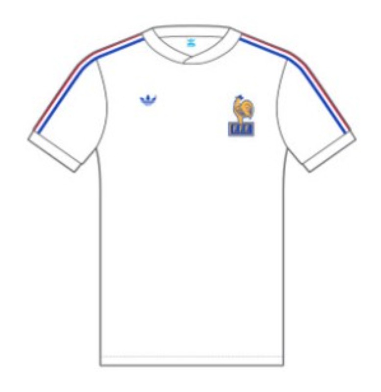 Segunda equipación de Francia 1972