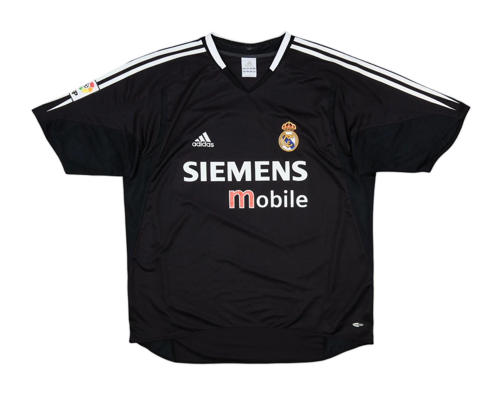Segunda equipación de Real Madrid 04-05