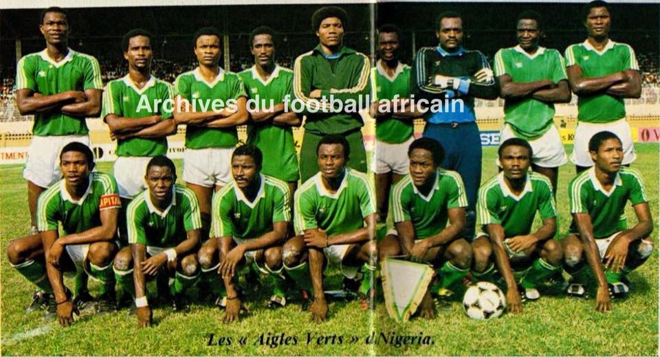 Primera equipación de Nigeria 1984