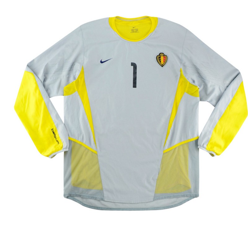 Equipación de portero de Bélgica 2002