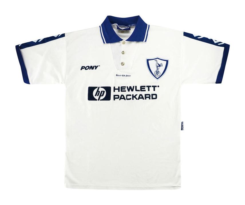 Primera equipación de Tottenham 95-96
