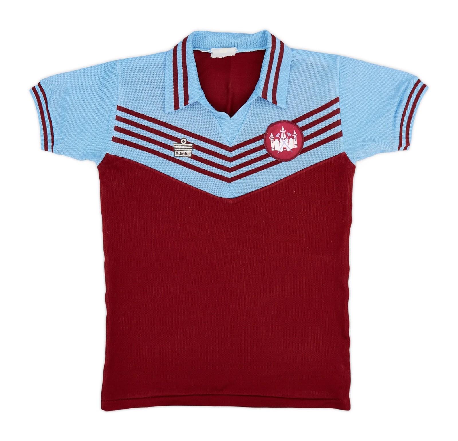 Primera equipación de West Ham United 77-78