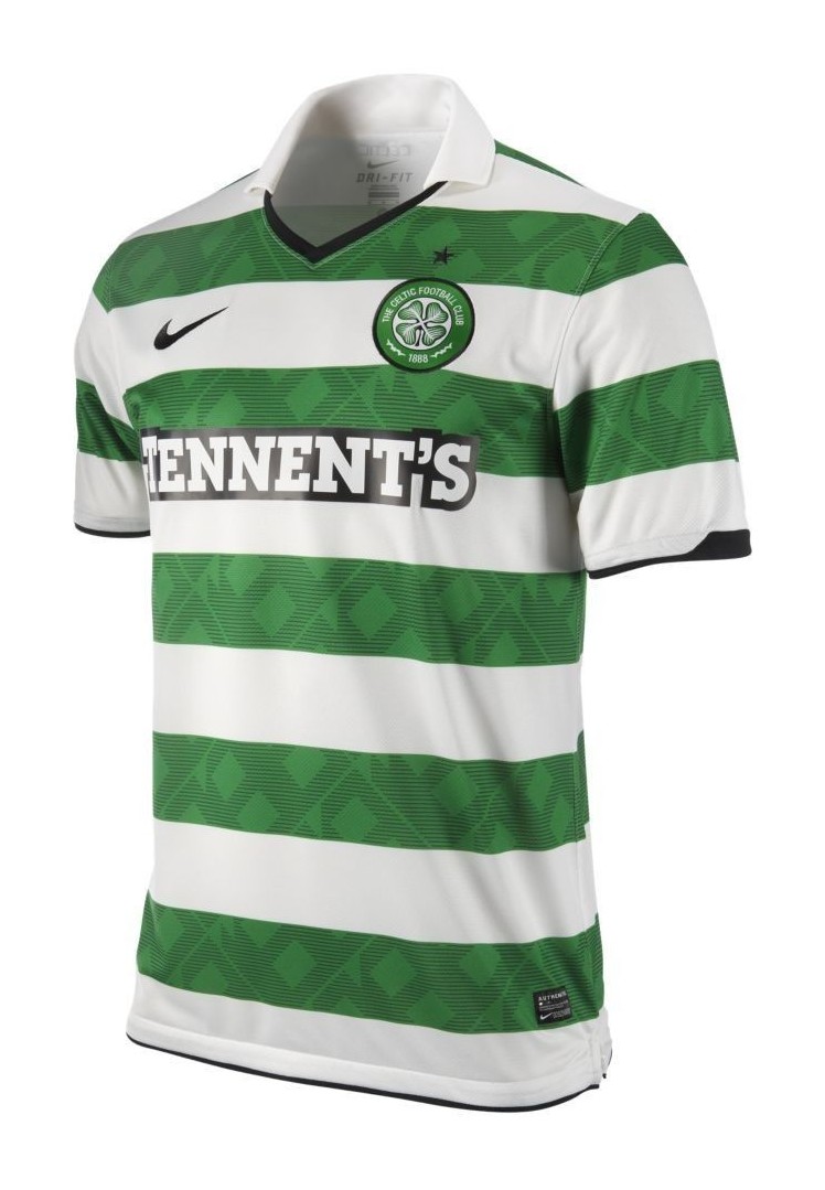 Primera equipación de Celtic 10-11