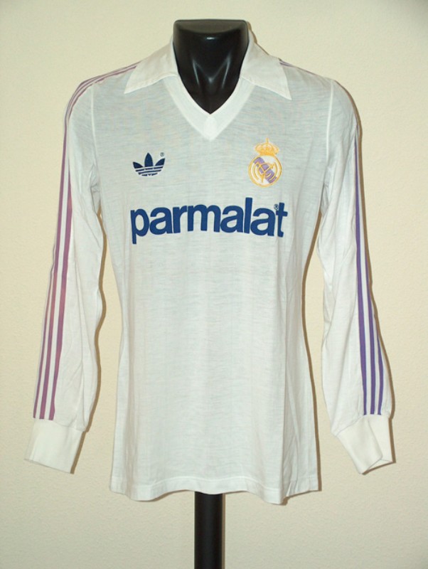 Primera equipación de Real Madrid 85-86