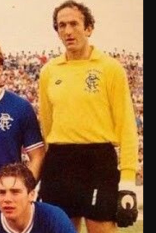 Equipación de portero de Glasgow Rangers 81-82