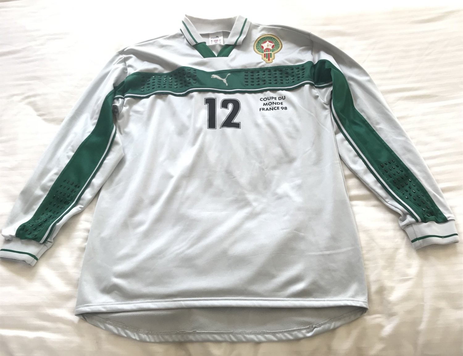 Equipación de portero de Marruecos 1998