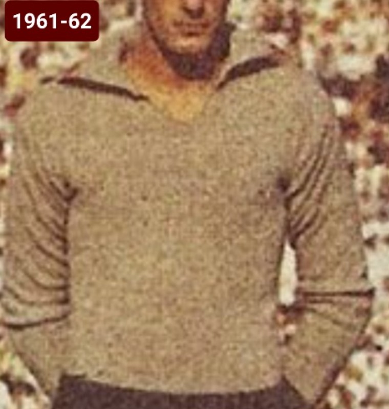 Equipación de portero de Roma 61-62