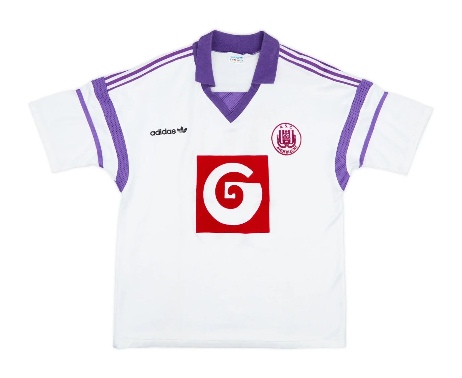 Segunda equipación de Anderlecht 88-89