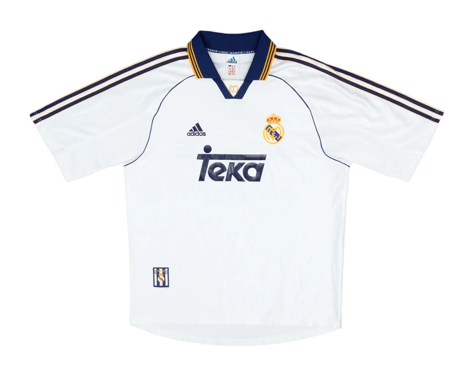 Primera equipación de Real Madrid 99-00
