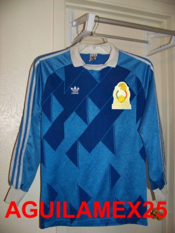 Equipación de portero de México 1986