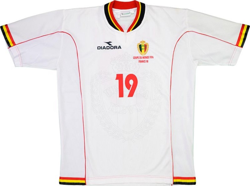 Segunda equipación de Bélgica 1998