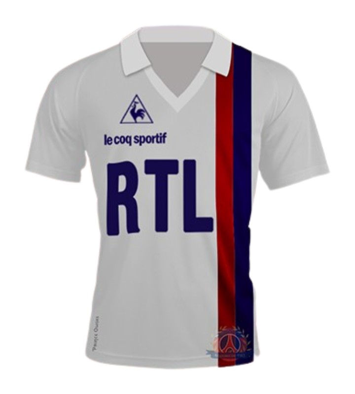 Segunda equipación de Paris Saint-Germain 80-81