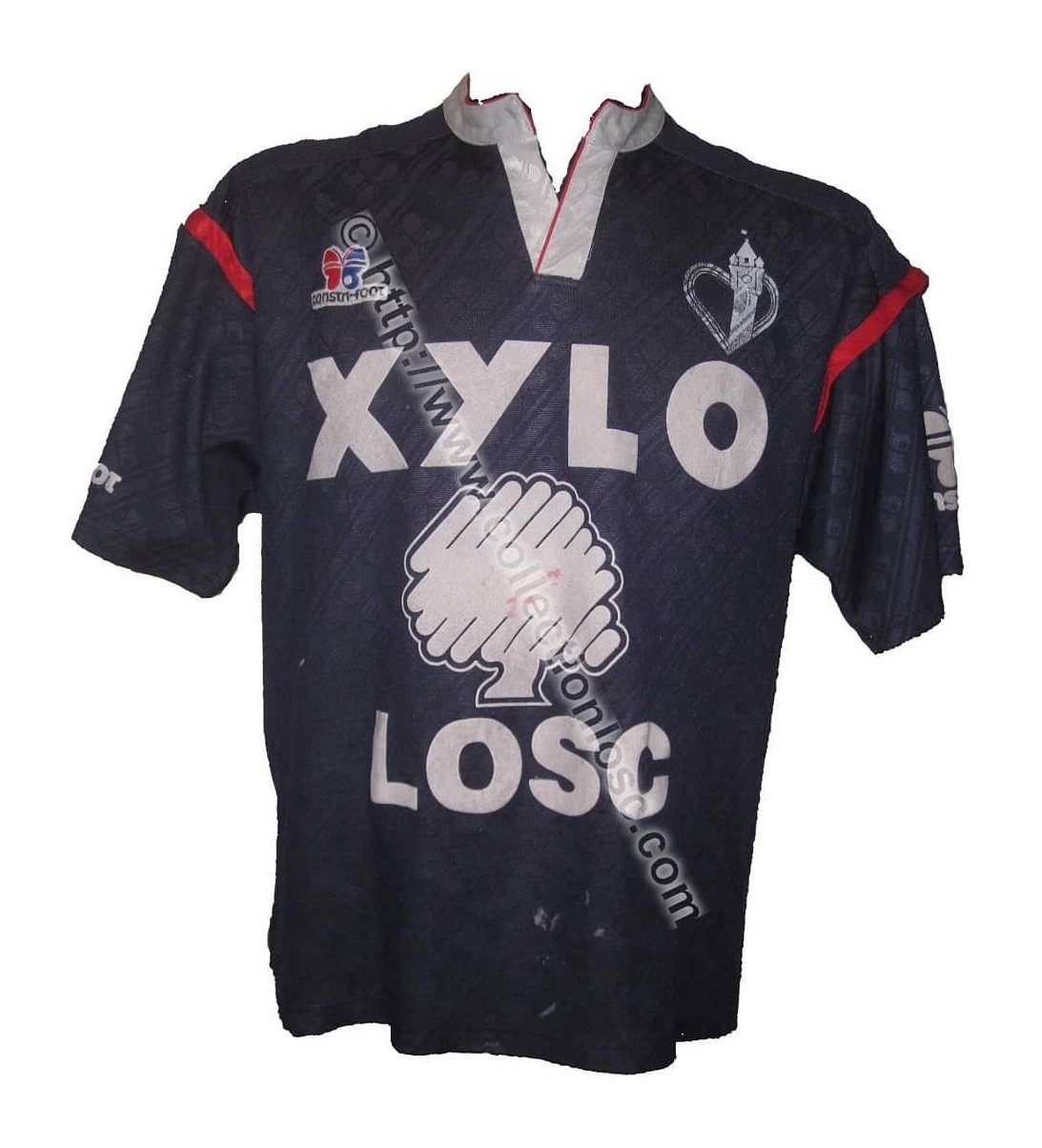 Tercera equipación de Lille 90-91