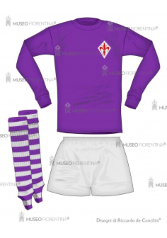 Primera equipación de Fiorentina 1949-50