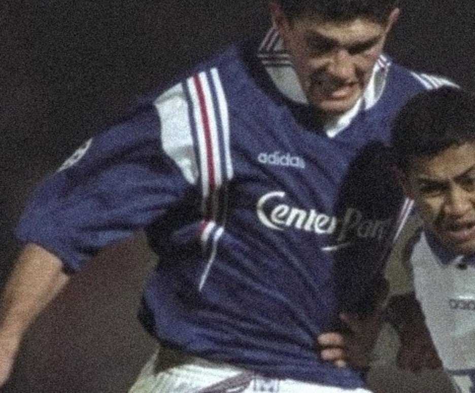 Primera equipación de Glasgow Rangers 96-97