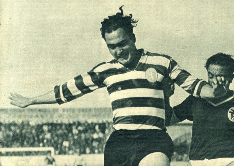 Primera equipación de Sporting de Portugal 1943-44
